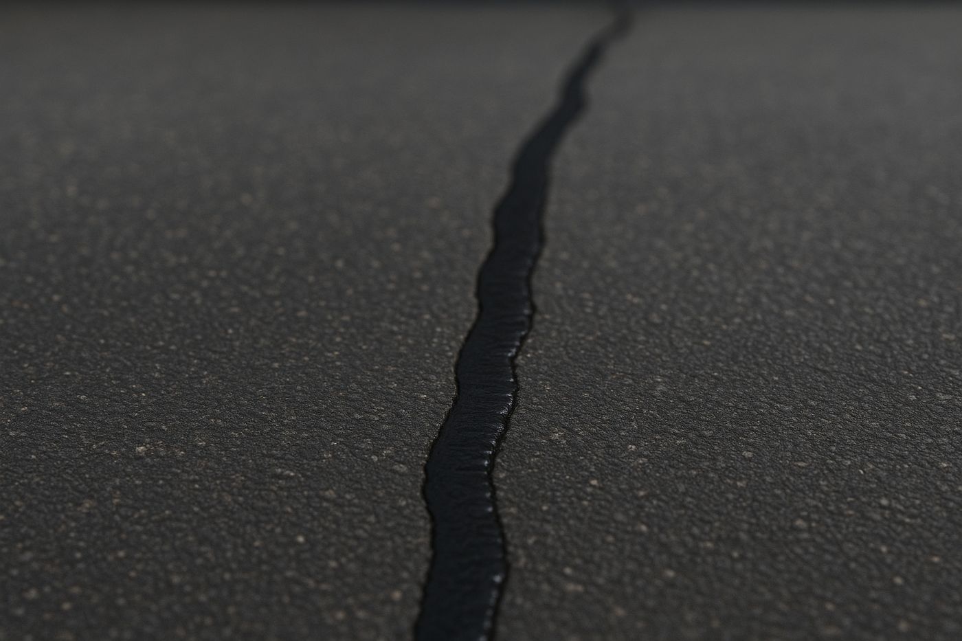 Crack filled with Tornado Crackfiller, flush and matte