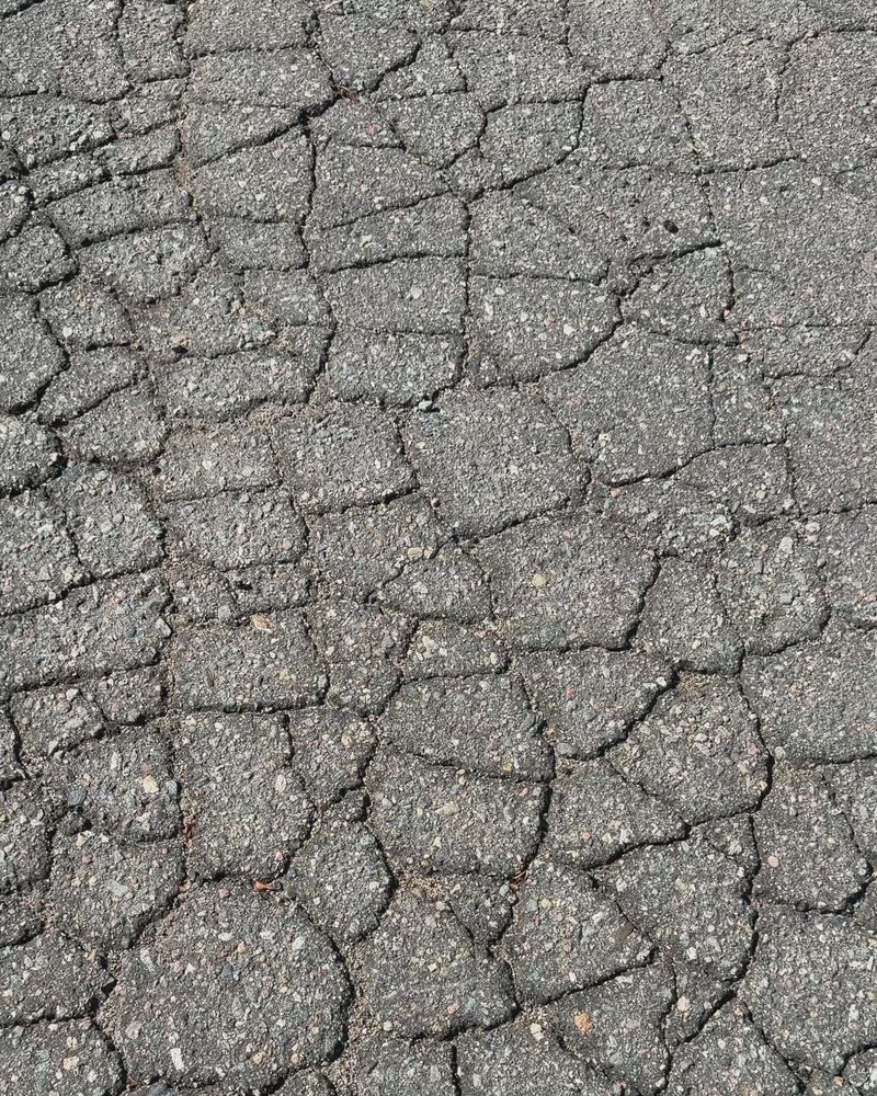 Alligator cracking: a web of connected cracks in asphalt