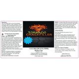 Tornado Crackfiller 1-gallon label and directions